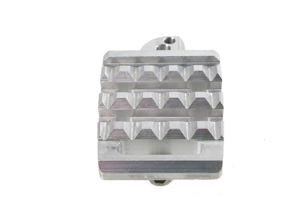 V-Twin - 27-1295 - Grate Passenger Footpeg Set Chrome