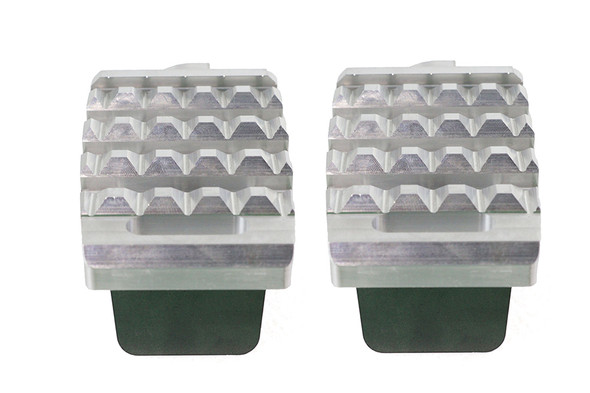 V-Twin - 27-1296 - Grate Driver Footpeg Set Chrome