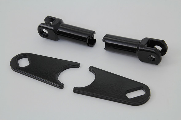 V-Twin - 27-1450 - Passenger Footboard Support Kit - Fits 2008-2017 Harley-Davidson FLST, FXST