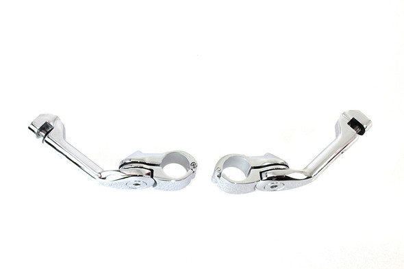 V-Twin - 27-1452 - Adjustable Long Footpeg Mount Kit Forged Alloy