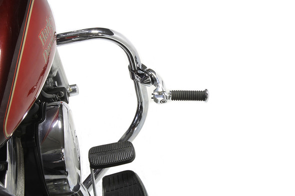 V-Twin - 27-1453 - Short Angled Footpeg Mount Kit Chrome