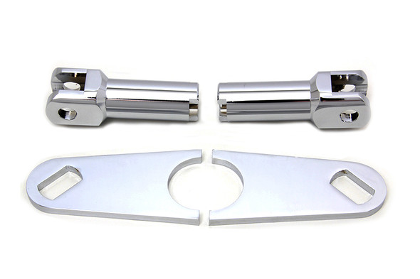 V-Twin - 27-1459 - Passenger Footboard Support Kit - Fits 2008-2017 Harley-Davidson FLST, FXST