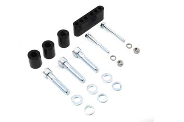 V-Twin - 27-1527 - Driver Footboard Extender Kit Black