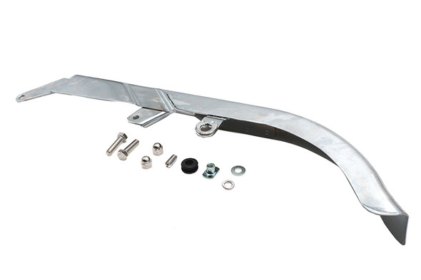 V-Twin - 27-1571 - Chrome Rear Belt Guard Upper - Fits 1986-1999 Harley-Davidson FLST, FXST