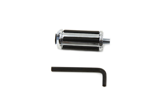 V-Twin - 27-1633 - Shifter Footpeg Chrome Rail Design