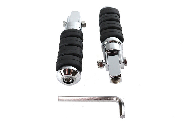 V-Twin - 27-1700 - Cats Paw Footpeg Set Chrome