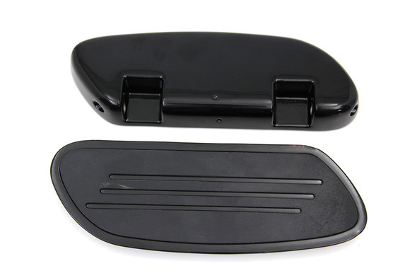 V-Twin - 27-1762 - Black Passenger Footboard Set