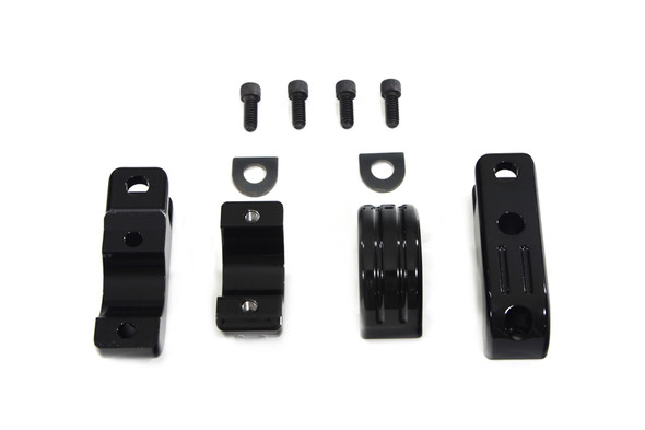 V-Twin - 27-1788 - Black Engine Bar Footpeg Mount