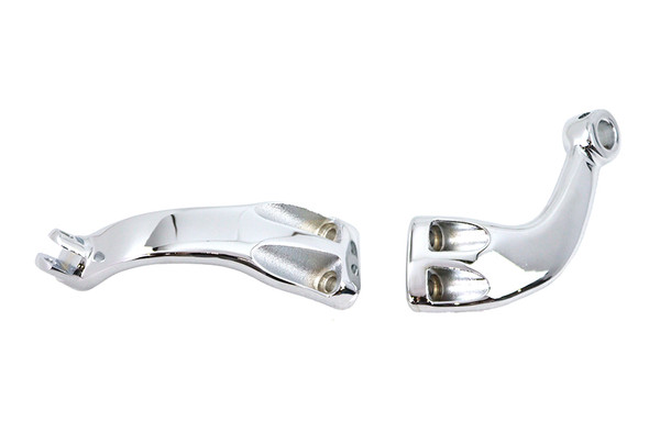 V-Twin - 27-1864 - Driver Footpeg Mount Set - Fits 2004-2020 Harley-Davidson XL