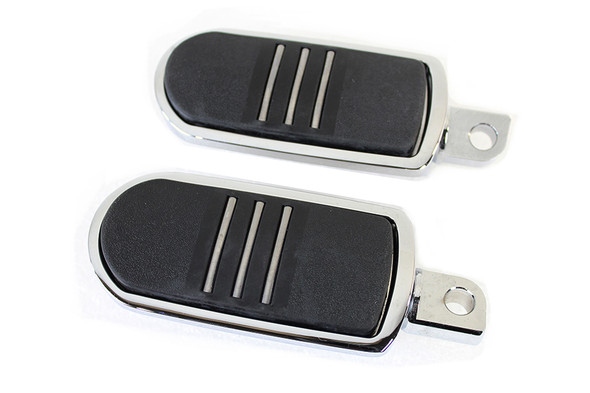 V-Twin - 27-3545 - Chrome Small Streamliner Style Footpeg Set