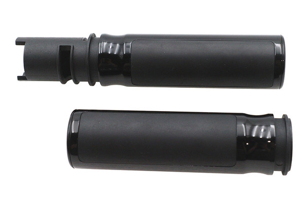 V-Twin - 28-0019 - Throttle By Wire Grip Set Black
