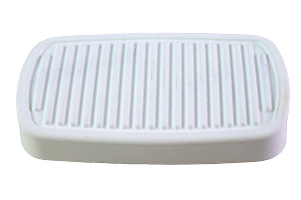 V-Twin - 28-0025 - White Brake Pedal Rubber