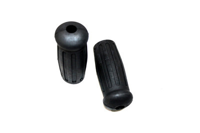 V-Twin - 28-0101 - Replica Short Stock Grips - Fits 1937-1948 Harley-Davidson UL, 1935-1936 VL, 1936-1940 EL, 1941-1948 FL