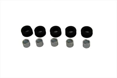 V-Twin - 28-0132 - Chain Guard Rubber and Steel Bushing Set - Fits 1963-1984 Harley-Davidson FLH