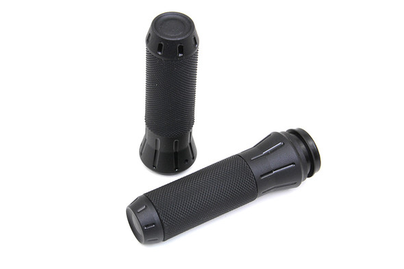 V-Twin - 28-0244 - Stealth Tone Throttle By Wire Grip Set