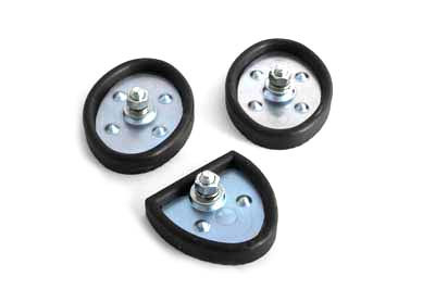 V-Twin - 28-0312 - Replica Black Clutch and Brake Pad Set - Fits 1936-1940 Harley-Davidson EL, 1929-1952 WL, 1941-1966 FL, 1938-1948 UL