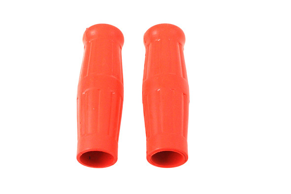 V-Twin - 28-0376 - Orange Grip Set 1909 Style