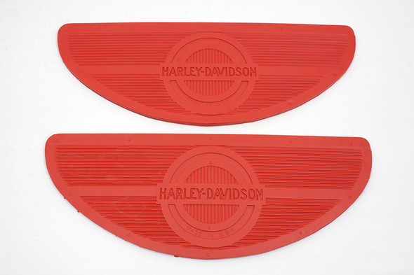 V-Twin - 28-0406 - Red Oval Footbaord Set