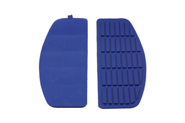 V-Twin - 28-0431 - Footboard Blue Mat Set