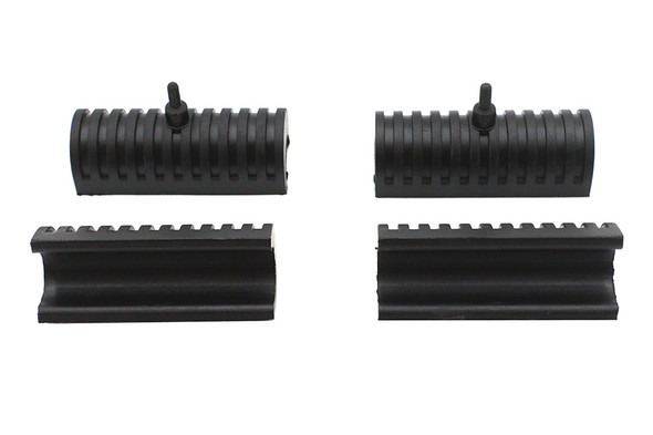 V-Twin - 28-0447 - Saddlebag Lower Rubber Bumper Set - Fits 1993-2013 Harley-Davidson FLT