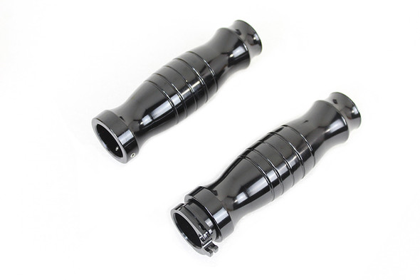 V-Twin - 28-0461 - Profile Barrel Grip Set Black