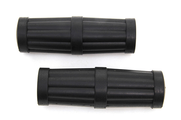 V-Twin - 28-0481 - Black Hillclimber Grip Set - Fits 1935-1951 Indian, 1909-1924 Harley-Davidson J, 1930-1935 VL