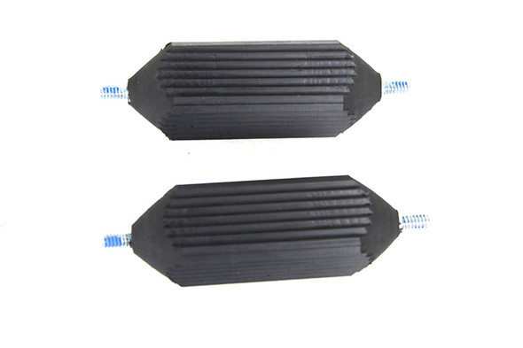 V-Twin - 28-0574 - Kick Pedal Rubber Set - Fits 1941-1965 Harley-Davidson FL, 1936-1952 EL, W