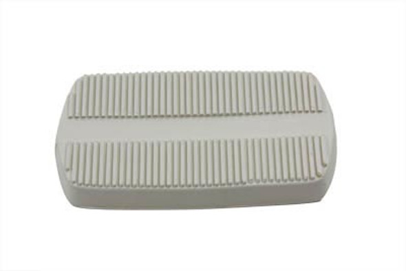 V-Twin - 28-0621 - Brake Pedal Rubber Off White