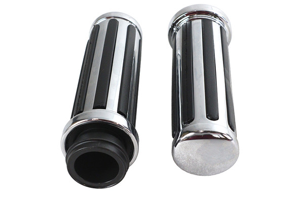 V-Twin - 28-0645 - Rail Style Throttle By Wire Grip Set