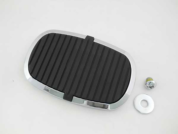 V-Twin - 28-0825 - Large Brake Pedal Pad Chrome