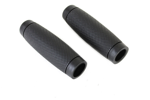 V-Twin - 28-0872 - Tourist Trophy Rubber Grip Set - Fits 1984-1999 Harley-Davidson FXST, 1974-1999 FLT, 1991-1999 FXD, 1982-1994 FXR, 1974-1984 FL, 1986-1999 FLST, 1974-1984 FX, 1974-1999 XL