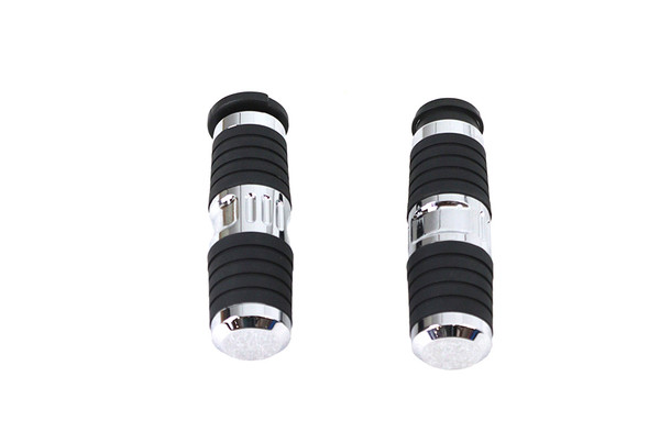 V-Twin - 28-0873 - Hand Grip Set Chrome