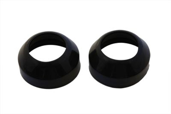 V-Twin - 28-0904 - 41mm Rubber Fork Boots Black