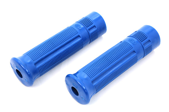 V-Twin - 28-0958 - Blue Beck Plastic Grip Set - Fits 1915-1935 Harley-Davidson J, 1936-1948 W, EL, 1941-1948 FL