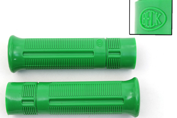 V-Twin - 28-0960 - Green Beck Plastic Grip Set - Fits 1915-1935 Harley-Davidson J, 1936-1948 W, EL, 1941-1948 FL