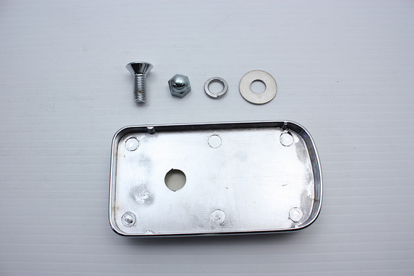 V-Twin - 28-2252 - Brake Pedal Pad Chrome