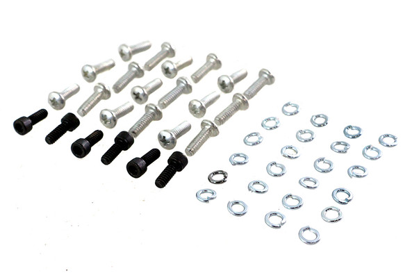 V-Twin - 2850-24 - Panhead Valve Cover Screws Cadmium