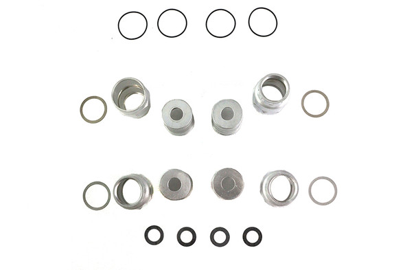 V-Twin - 2886-24 - Cadmium Plated Valve Cover Set