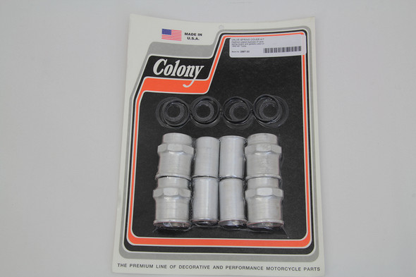 V-Twin - 2887-20 - Valve Cover Set Cadmium Plated
