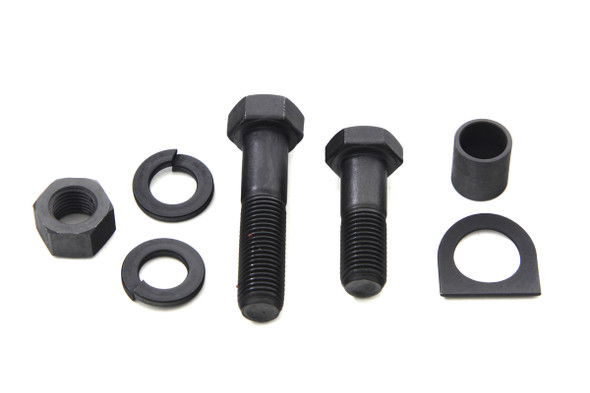 V-Twin - 2894-7T - Parkerized Starter Crank and Kick Starter Pedal Mounting Kit - Fits 1941-1967 Harley-Davidson FLH, FL