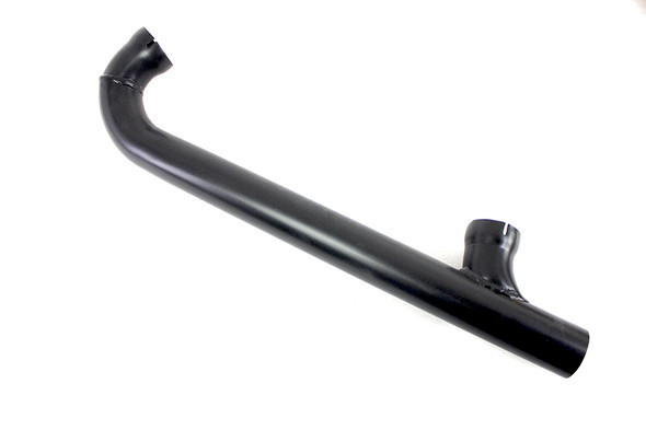 V-Twin - 29-0204 - 2:1 Siamese Hi-Exhaust Header Black - Fits 1957-1985 Harley-Davidson XL