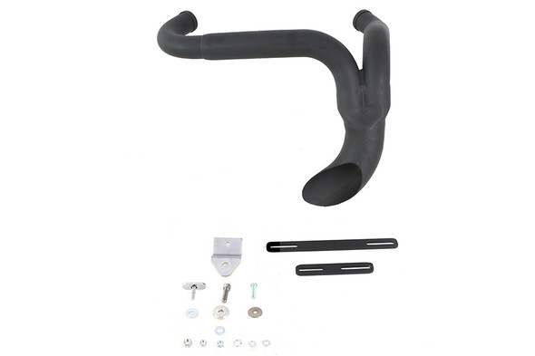 V-Twin - 29-0941 - Sportster Flame Thrower Header Set Black - Fits 1986-2003 Harley-Davidson XL