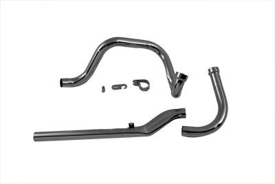V-Twin - 29-1107 - Dual Crossover Chrome Exhaust System