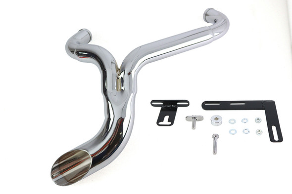 V-Twin - 29-1935 - Wyatt Gatling Ground Pounder Exhaust System Chrome