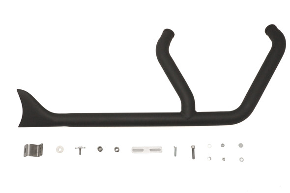 V-Twin - 29-8152 - 1-3/4 inch 2 into 1 Exhaust Header Set Black