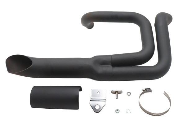 V-Twin - 29-8302 - Wyatt Gatling Lake Style Exhaust System Black