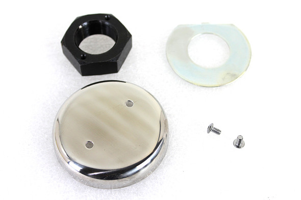 V-Twin - 2937-5 - Chrome Plated Stem Nut Kit