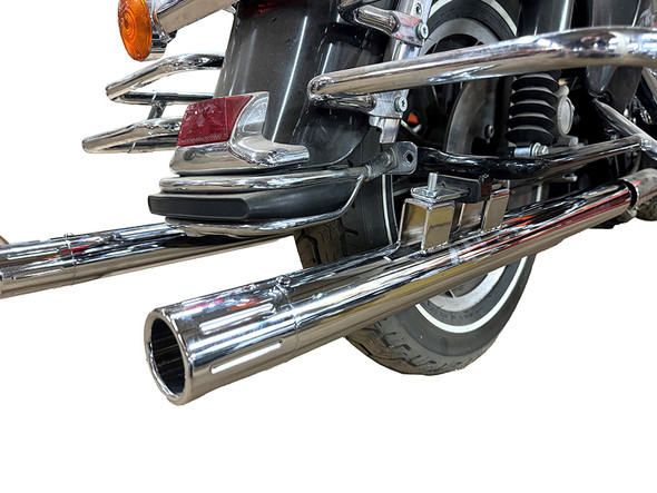 V-Twin - 30-0074 - FLT Shotgun Tail Pipe Extension Set - Fits 1995-2016 Harley-Davidson FLT