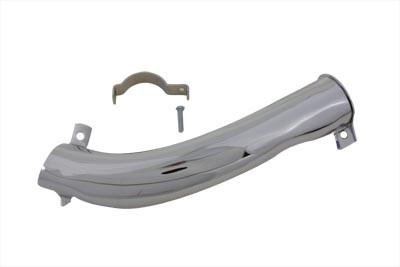 V-Twin - 30-0099 - Front Exhaust Pipe Heat Shield - Fits 1957-1984 Harley-Davidson XL