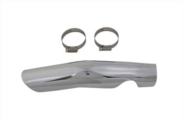 V-Twin - 30-0112 - Chrome Rear Heat Shield